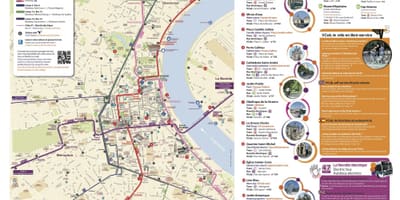 Bordeaux toeristische kaart pdf
